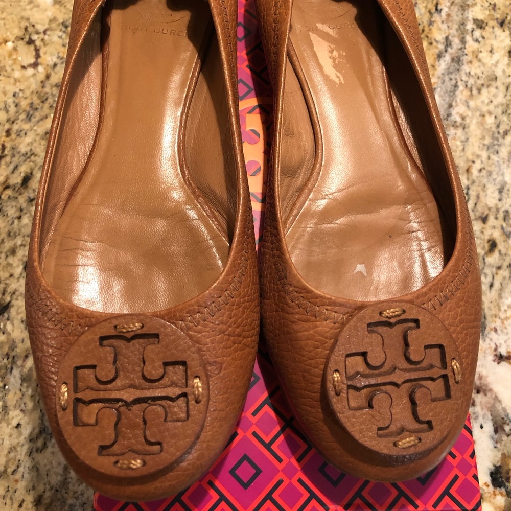 Tory Burch Reva Flats Royal Tan